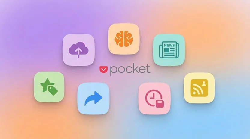 Digital reading list interface with saved articles