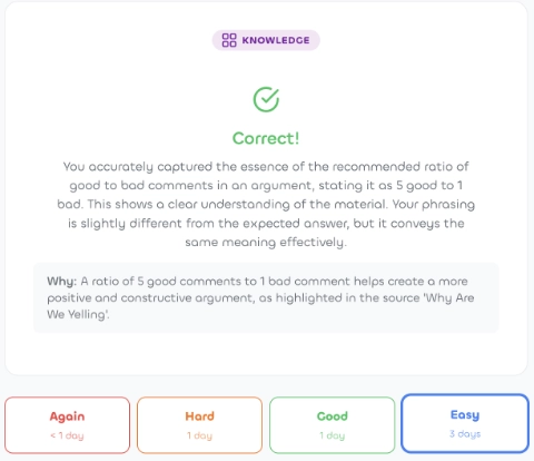 AI judges the answer