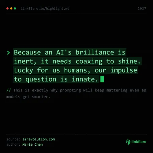 Terminal template: a green monospaced quote on a black command-line interface with a fake macOS title bar and a blinking cursor