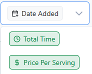 Smart sorting of bookmarks based on their type